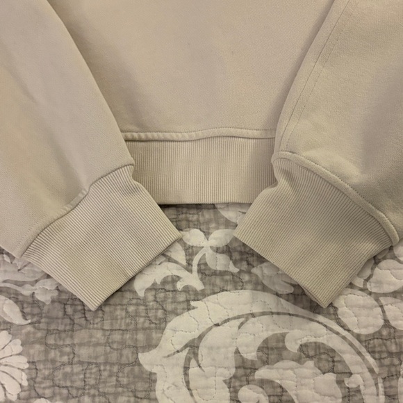 Lululemon Scuba Oversized Pullover Wordmark ~ M/L ~ Bone - Picture 2 of 10